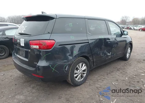2017 Kia Sedona Lx z USA, uszkodzony, nr VIN KNDMB5C10H6224164